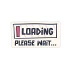 Loading Sticker