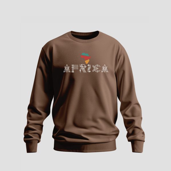 Africa Brown Sweatshirt